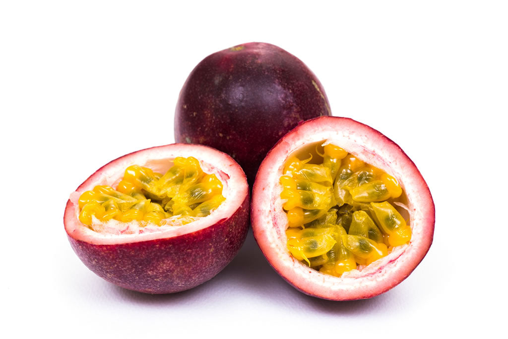 Den klassiske lilla passionsfrugt fra Passiflora edulis edulis